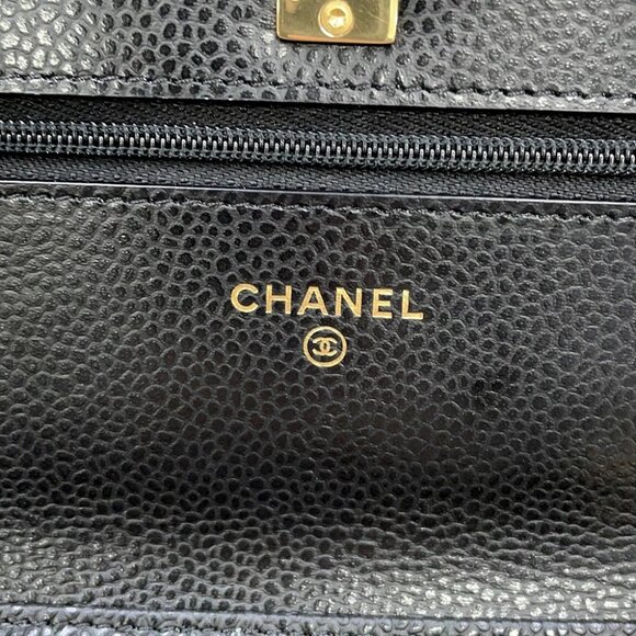 CHANEL Classic Chain Wallet Calfskin Black AP4241 - Picture 13 of 14